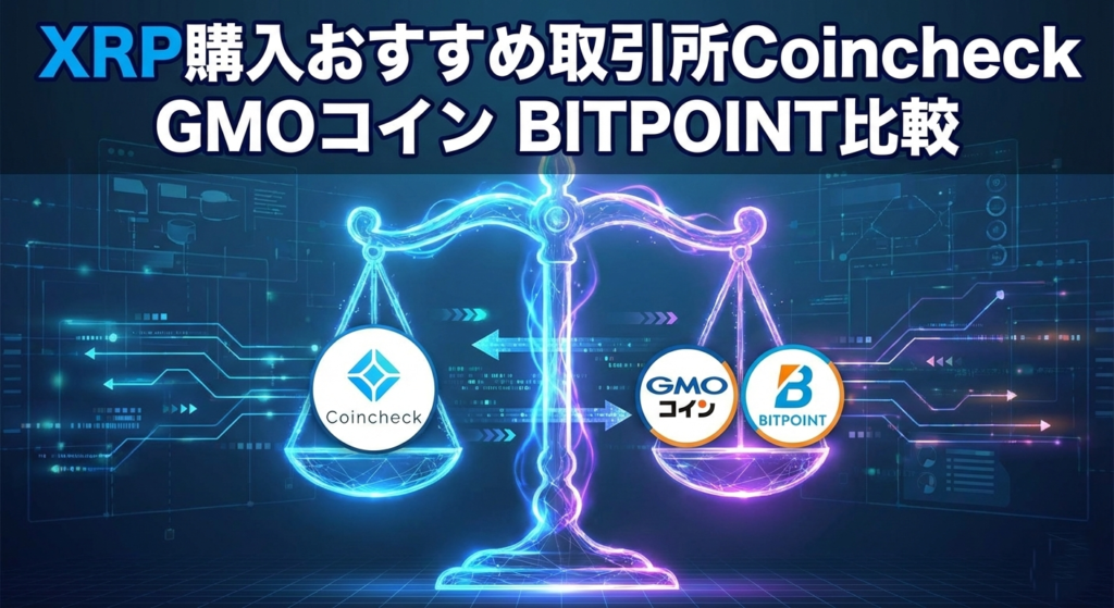 XRP購入おすすめ取引所Coincheck GMOコイン比較