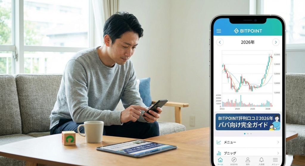 BITPOINT評判口コミ2026年パパ向け完全ガイド