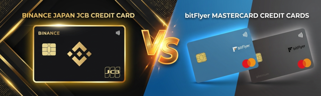 バイナンスジャパンカードとビットフライヤークレカの比較