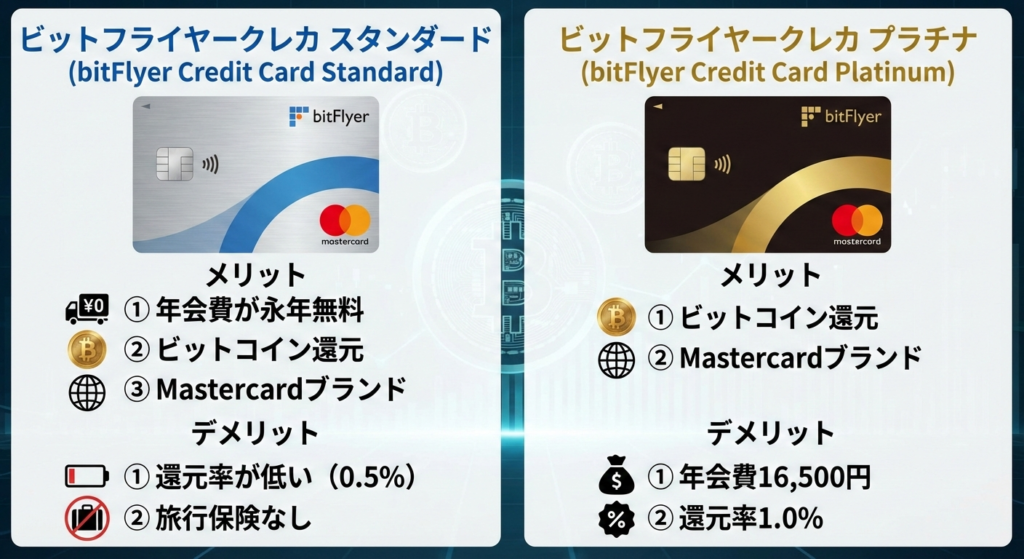 ビットフライヤークレジットカードの券面デザイン