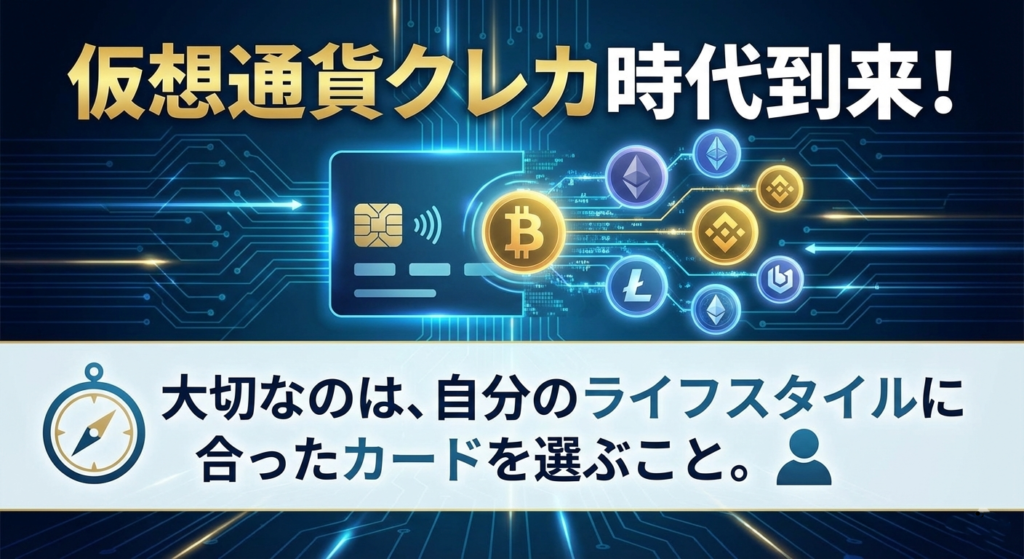 仮想通貨が貯まるクレジットカードのまとめ