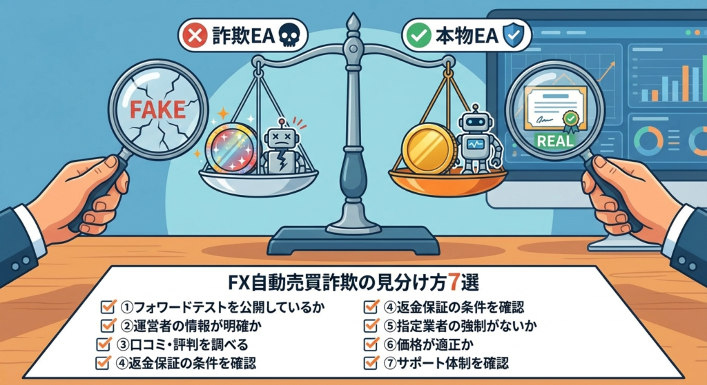 FX自動売買詐欺の見分け方7選