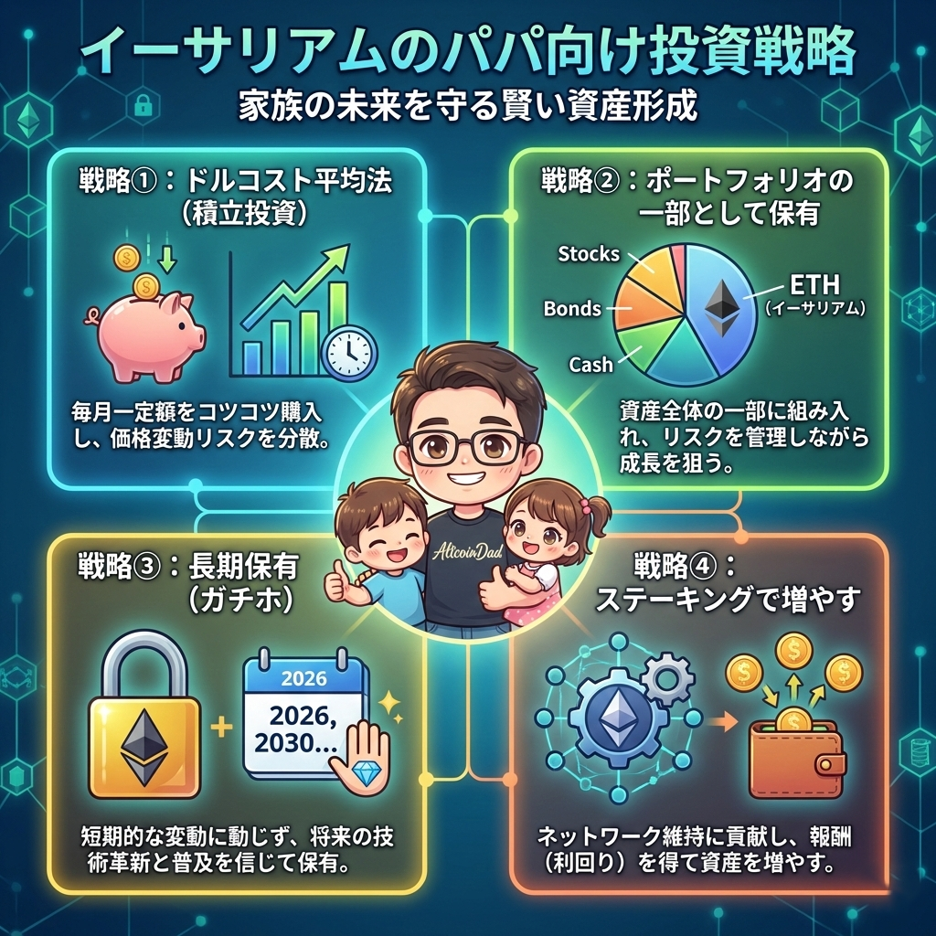 イーサリアムのパパ向け投資戦略